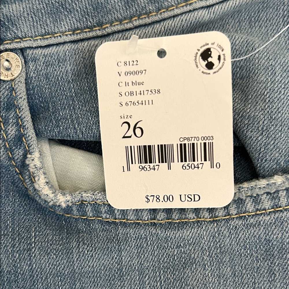 We The Free Blue Women's Jeans, 26, NWT from Nuuly - Picture 3 of 7